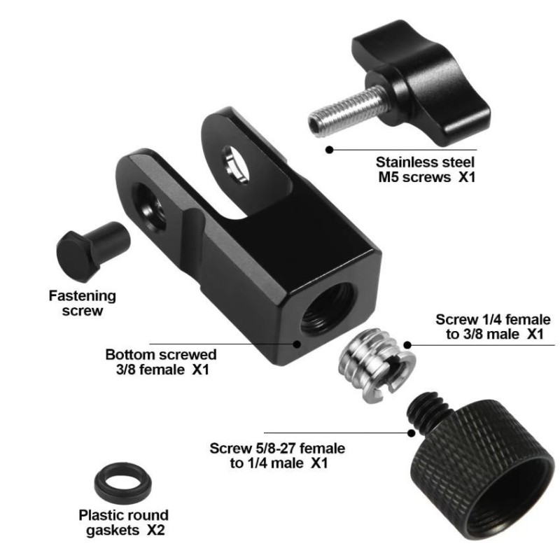 DT76 Microphone Adapter 3/8-In - Microphone Arm Boom avaliação e preço
