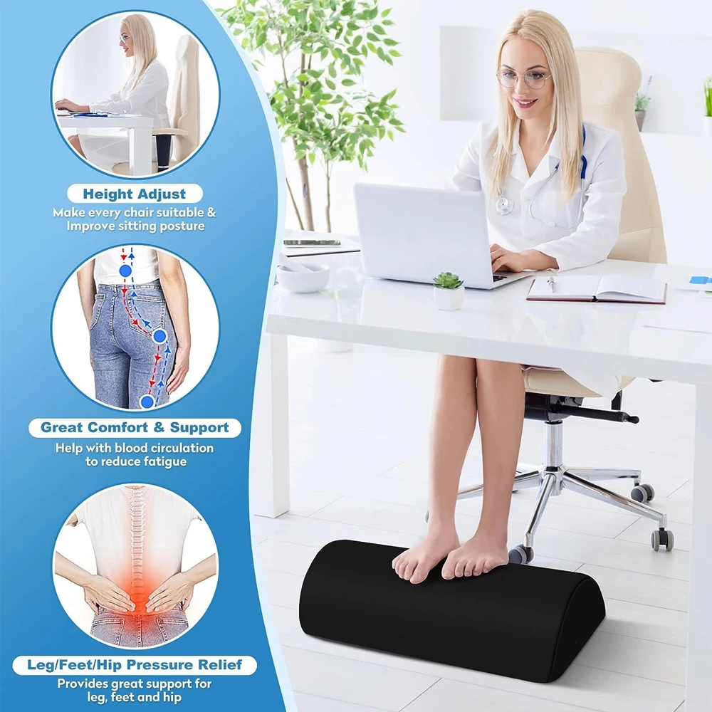 1Pc Foot Rest for Under Desk a - Footrest Under Desk avaliação e preço