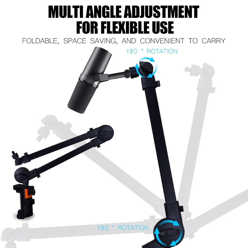 Professional Grade 360° Rotati - Microphone Arm Boom avaliação e preço