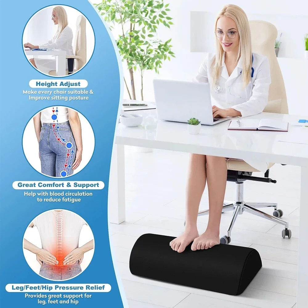 Comfort Foot Rest Under Desk A - Footrest Under Desk avaliação e preço