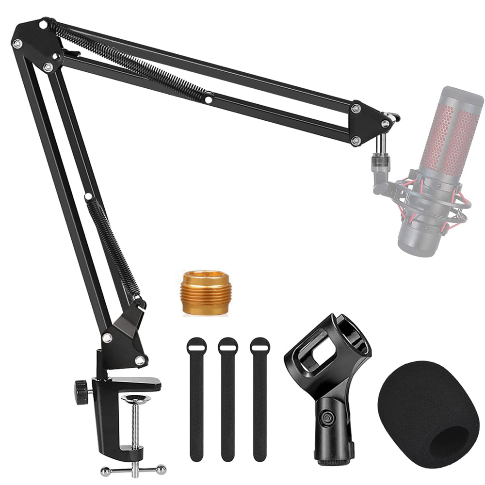 Articulated Arm Microphone Sta - Microphone Arm Boom avaliação e preço