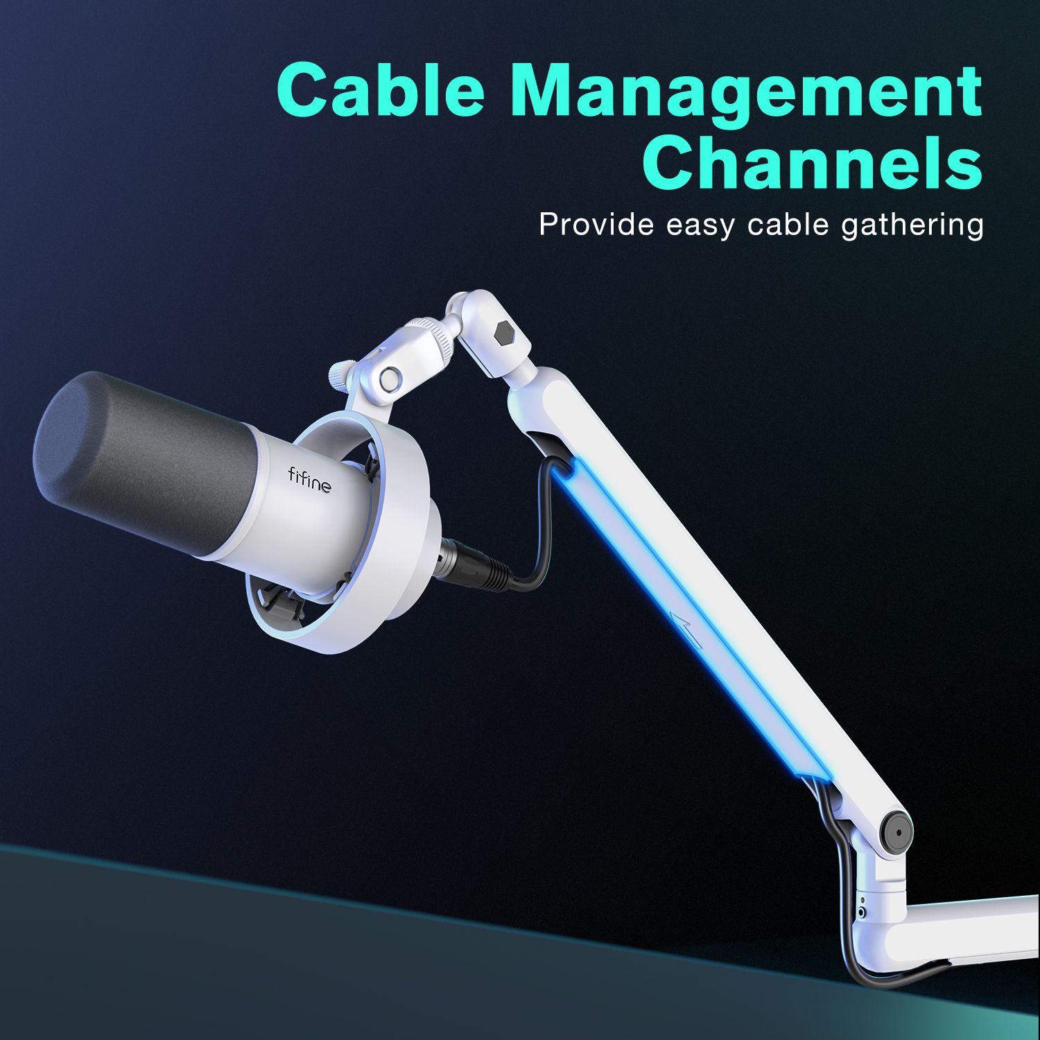 FIFINE Microphone Boom Arm, Ad - Microphone Arm Boom avaliação e preço