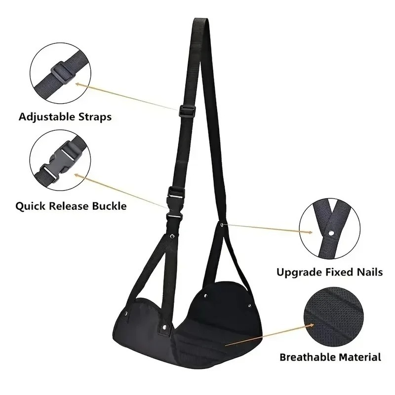 1PC Portable Foot Hammock Adju - Footrest Under Desk avaliação e preço