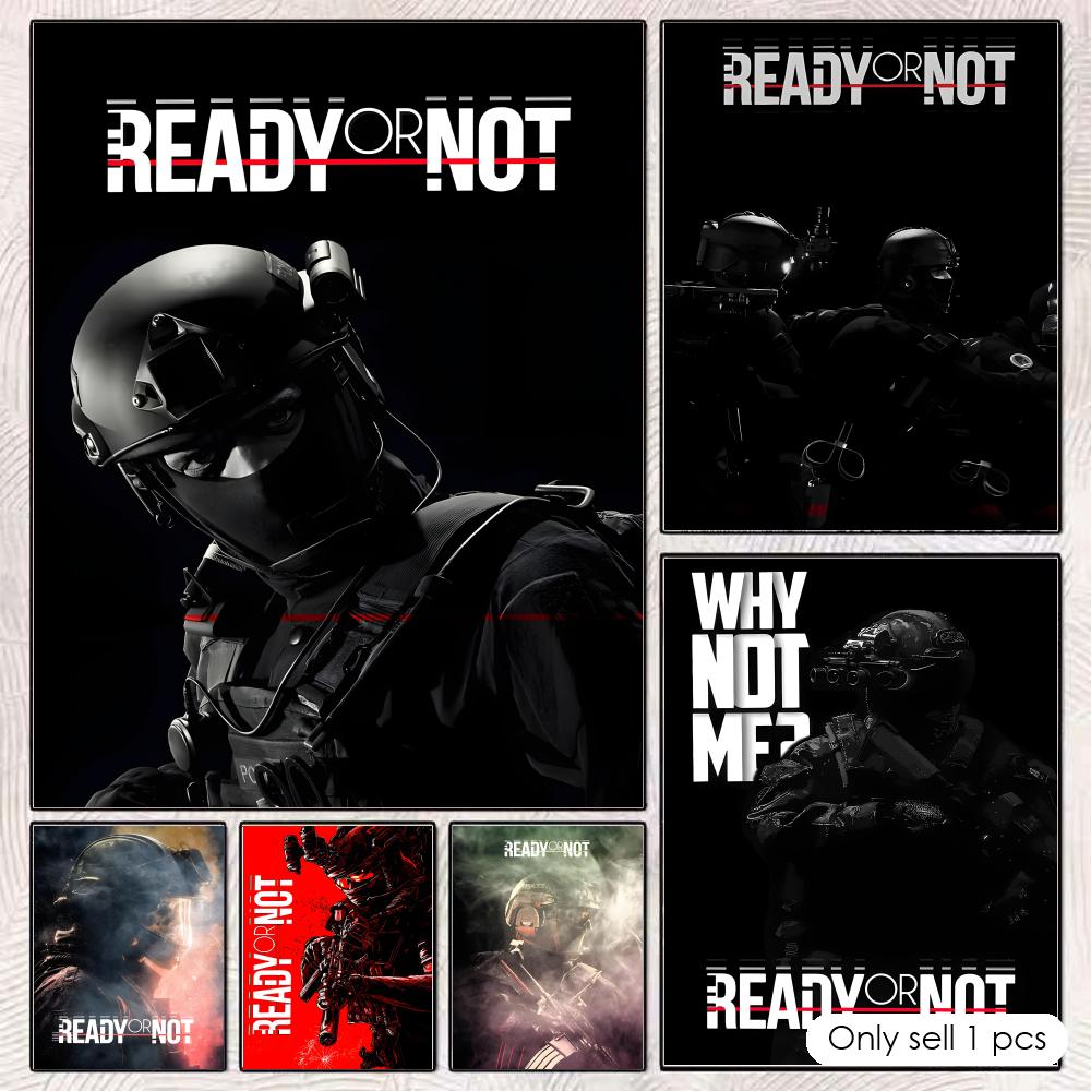R-Ready or N-NotS Poster HD Wa - Esports Or Gaming avaliação e preço