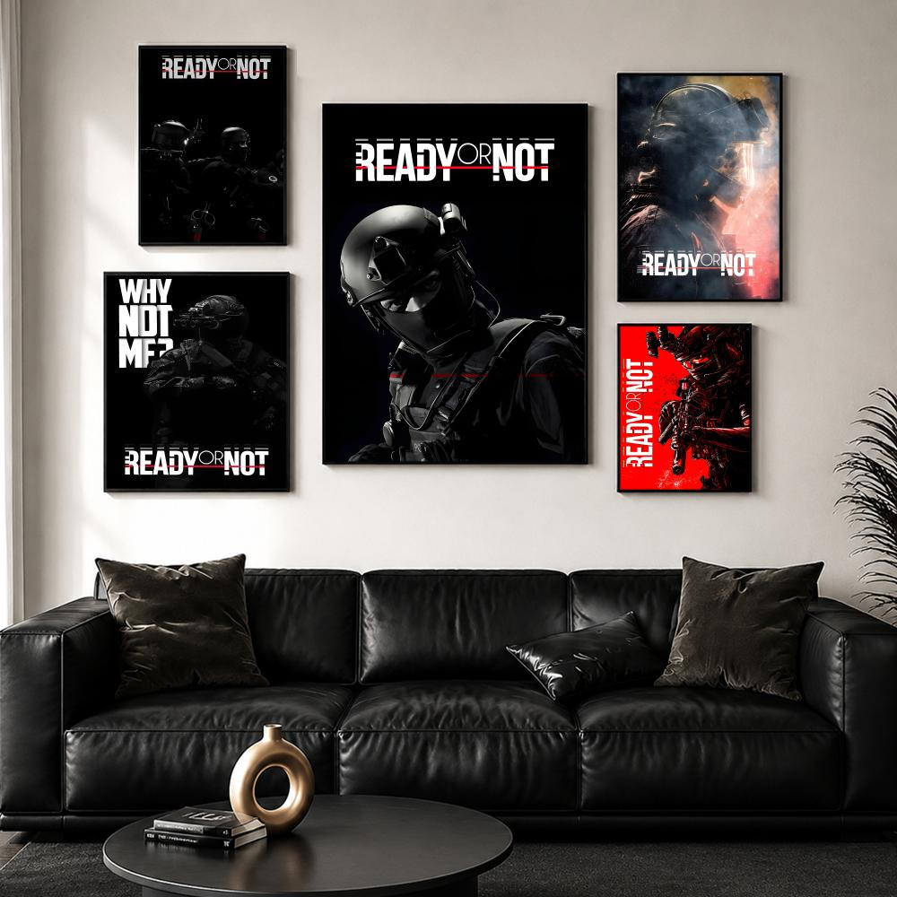 R-Ready or N-NotS Poster HD Wa - Esports Or Gaming avaliação e preço
