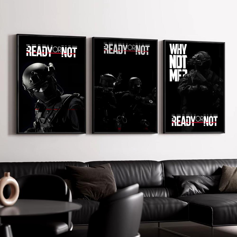 R-Ready or N-NotS Poster HD Wa - Esports Or Gaming avaliação e preço