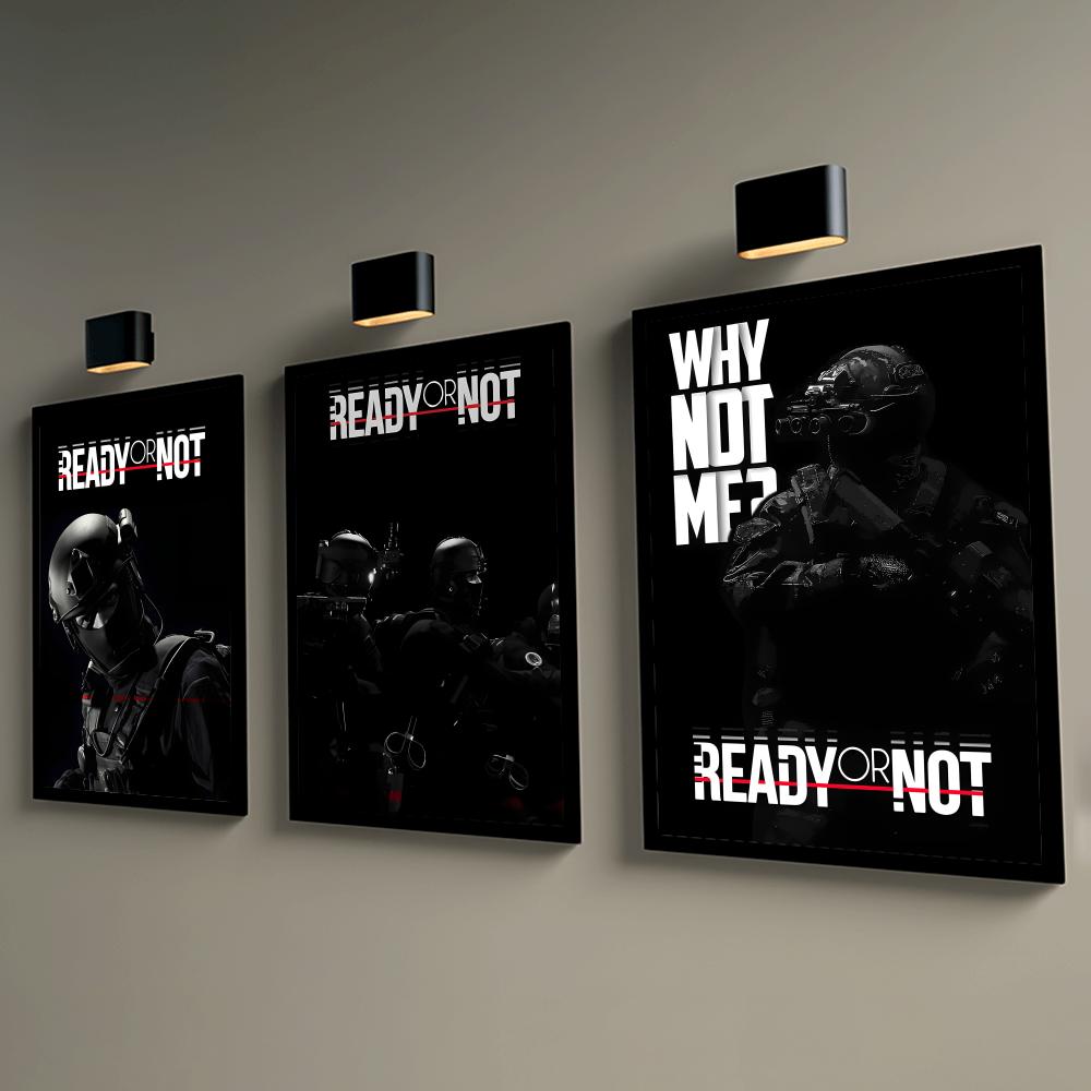 R-Ready or N-NotS Poster HD Wa - Esports Or Gaming avaliação e preço