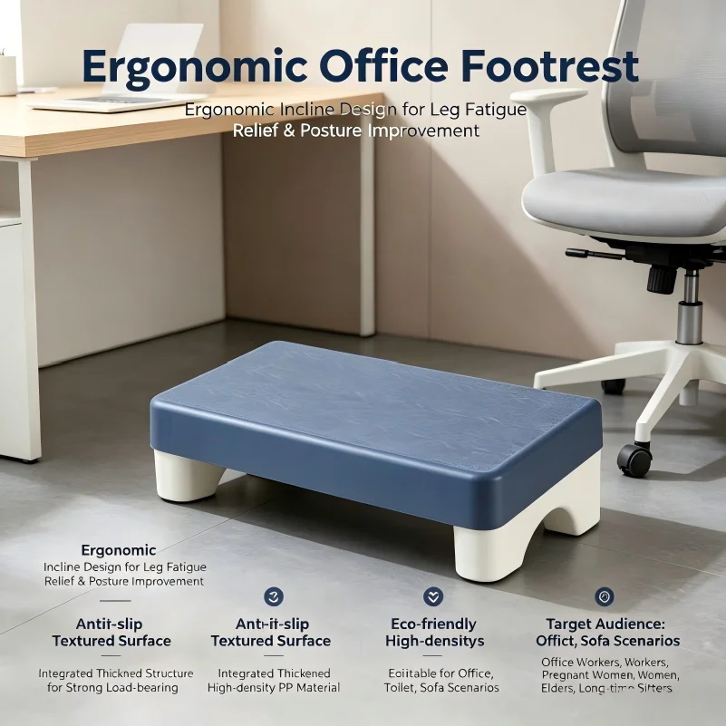 Ergonomic PP Footrest Under De - Footrest Under Desk avaliação e preço