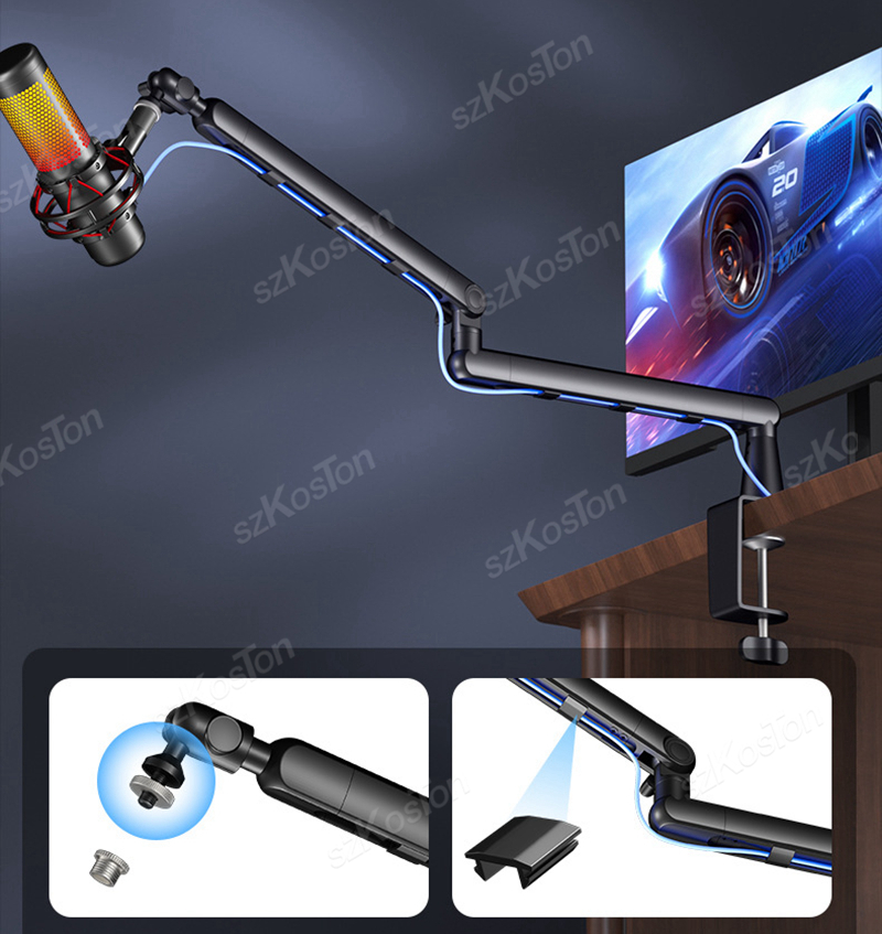 Professional Studio Low Profil - Microphone Arm Boom avaliação e preço