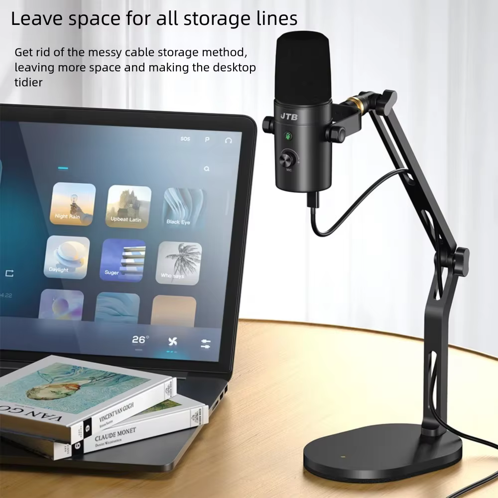 Foldable Desktop Microphone St - Microphone Arm Boom avaliação e preço