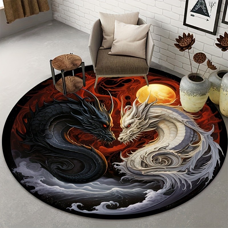 Round Gaming Controller Rug Pu - Esports Or Gaming avaliação e preço
