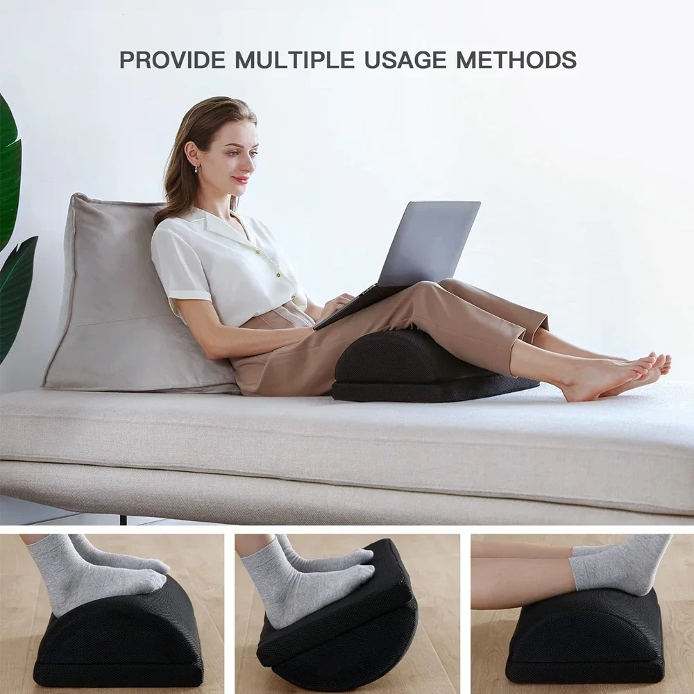 Under Desk Foot Rest Adjustabl - Footrest Under Desk avaliação e preço