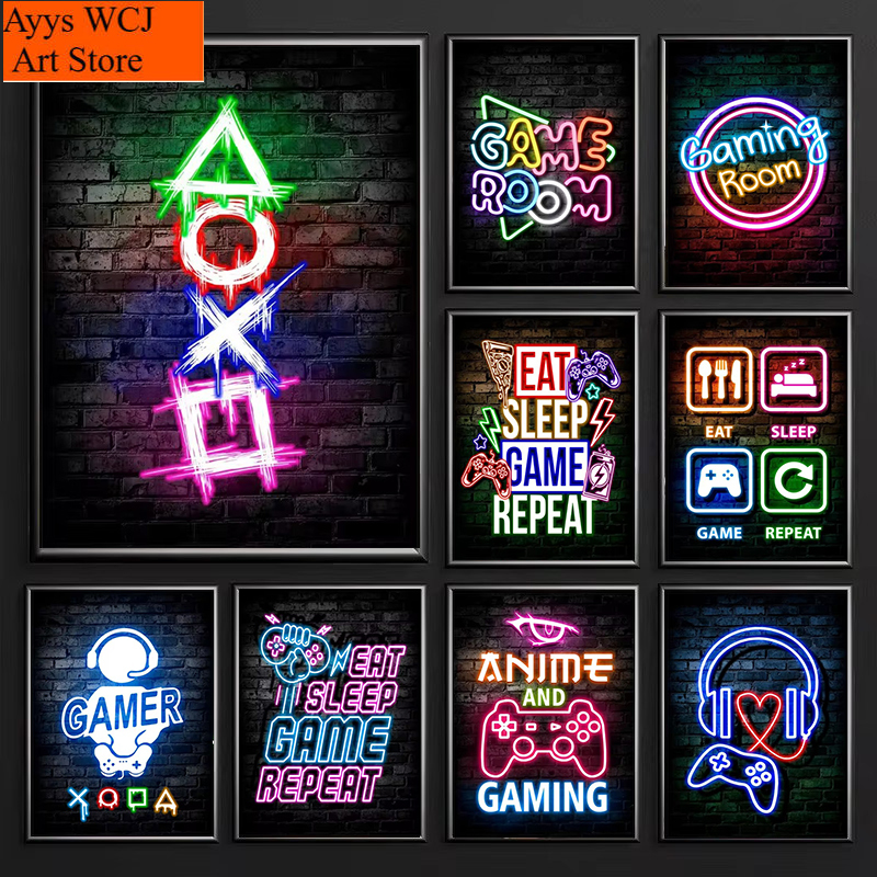 1pc frameless Canvas Painting  - Esports & Gaming Optics Gmbh avaliação e preço