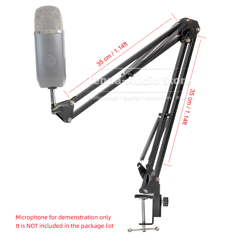 Desktop Clamp Suspension Mic B - Microphone Arm Boom avaliação e preço
