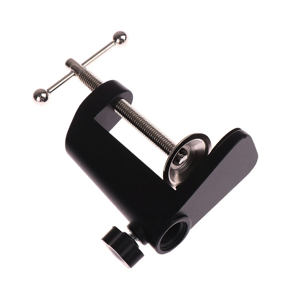 C-Shaped Clip Desk Table Mount - Microphone Arm Boom avaliação e preço