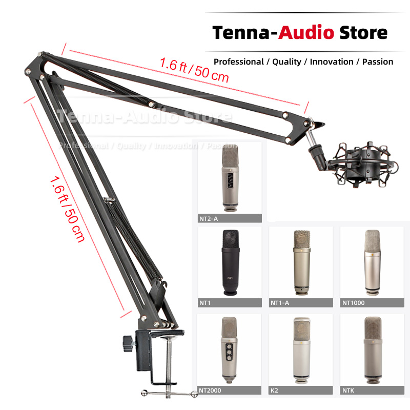 Tabletop Suspension Scissor Bo - Microphone Arm Boom avaliação e preço