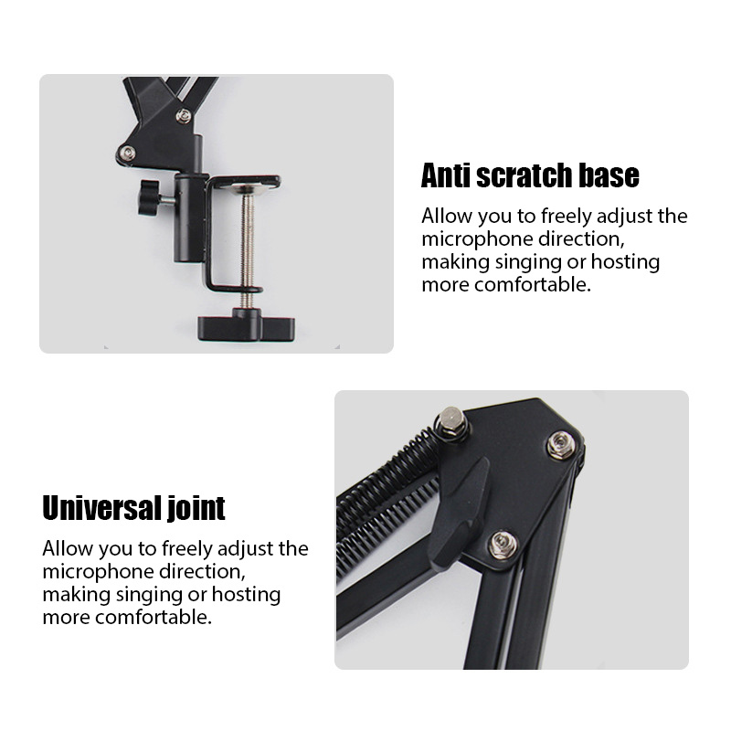 Adjustable Microphone Stand De - Microphone Arm Boom avaliação e preço