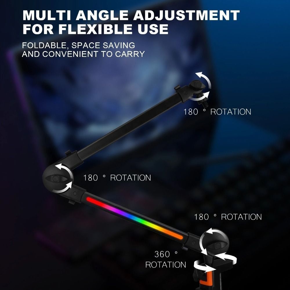 Professional 360° Rotation Mic - Microphone Arm Boom avaliação e preço